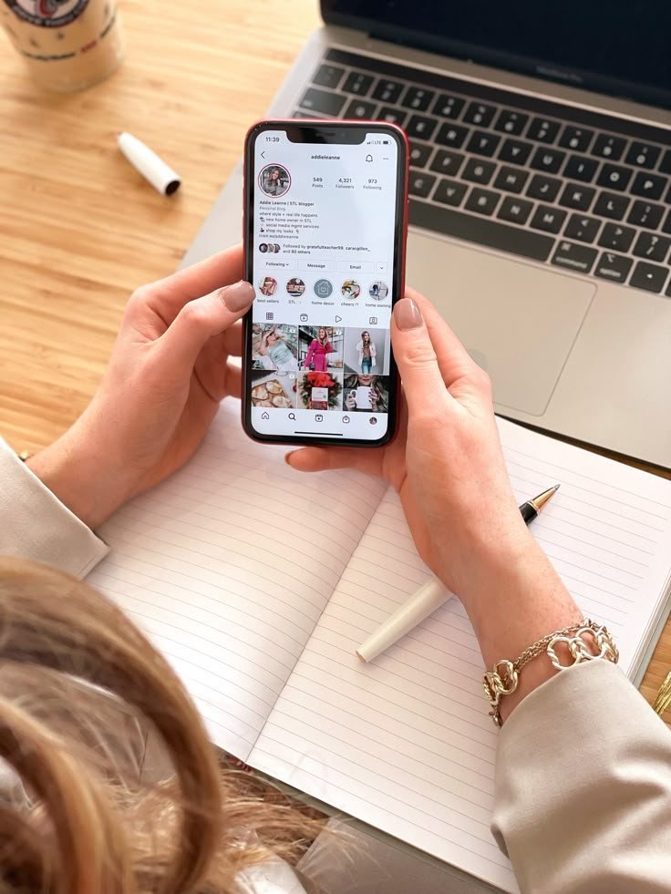 Social media management content created by AlgGrow Media